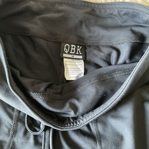 QBK Yoga Scrub Pants Women Mid Rise Yoga Work Pants Five Pocket Cargo Scrub Pant - Picture 4 of 4